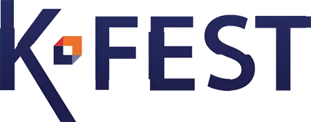 k fest logo dark blue